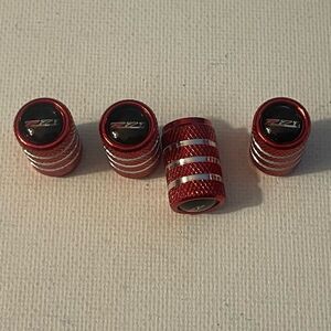 Chevrolet Z71 Logo valve Stem caps in Red set of 4 NWT